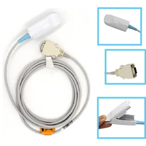 Erwachsene Finger Clip SpO2 Sensor 14Pin 3M kompatibel für Masimo LNOP®DCSC 1396/1969 - Bild 1 von 12