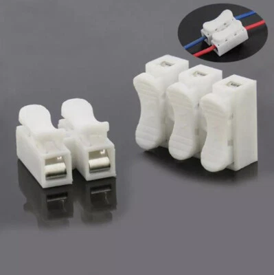 CH-2/3 Quick Connect Terminal joiner Block Splice 2/3Position Cable Connectors - Image 1 of 4