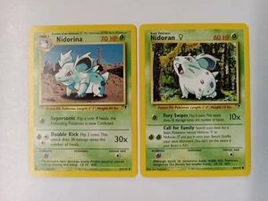 NIDORINA 55/110 Colección Legendaria y Nidoran 82/110 Pokemon ¡Envío Gratis!! - Imagen 1 de 2