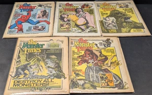 The Monster Times Magazine lot x5 #’s 13, 19, 20, 25, 26 - Picture 1 of 1
