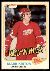 1981-82 O-Pee-Chee Mark Kirton Rookie Detroit Red Wings #90