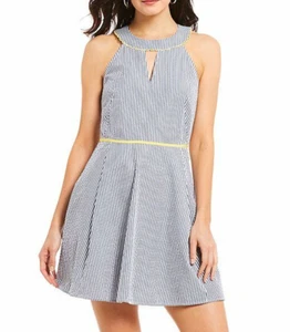 Draper James Payton Seersucker Dress, Blue, Size 4, NWT - Picture 1 of 3