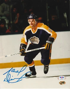 Marcel Dionne Autographed 8 x 10 Hockey Photo PSA/DNA - Picture 1 of 1