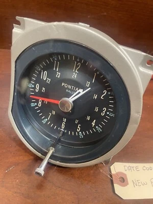 1964-1967 GTO Tempest Lemans Borg Warner Restored Working Clock Date Code: 404 - Image 1 of 4
