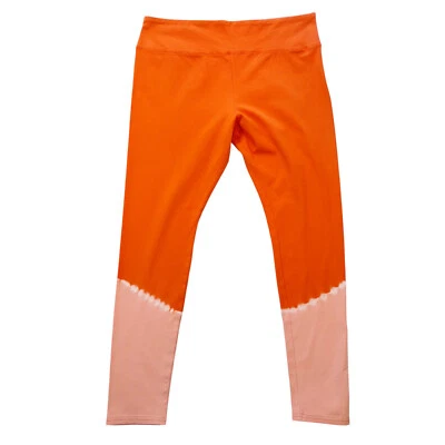 Wild Fable Leggings Tobillo XL Elásticos Pull On/Naranja-Rosa-Blanco Colorblock Foto 1 de 4