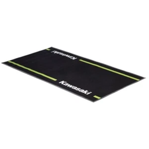 TAPPETO BOX SOTTOMOTO KAWASAKI Garage Mat Tappeto Paddock Kawasaki 200x100cm - Bild 1 von 3
