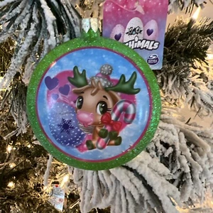 New Kurt Adler 4" HATCHIMALS Metal Christmas Ornament w/TAG! Hatchy Holidays! - Picture 1 of 8