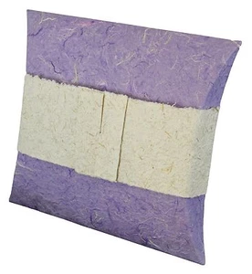 Purple Biodegradable Journey EarthUrn, Hand Crafted Mini Funeral Cremation Urn - Picture 1 of 12