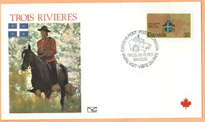 1984-Enveloppe-Fdc 1°Jour-Vatican-Pape JP.II-Trois Rivieres.Canada-Timbre-Mi.925 - Imagen 1 de 1