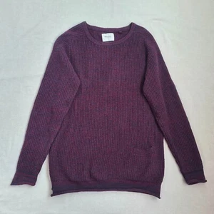 Suéter túnica de lana de cordero Vailent para mujer talla L bolsillo ciruela violeta jersey - Imagen 1 de 15