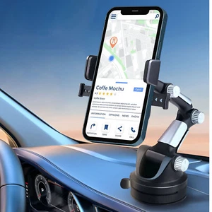 Universal Car Truck Mount Phone Stand Holder Dashboard/Windshield For Cell Phone - Picture 1 of 10