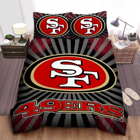 San Francisco 49ers 3PCS Bedding Set Duvet Cover Pillowcases Comforter Cover NEW Cover
