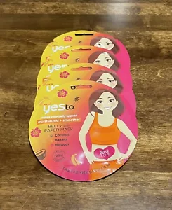4x Yes to belly up paper mask Coconut, Banana And Hibiscus . Lot Of 4. - Picture 1 of 3
