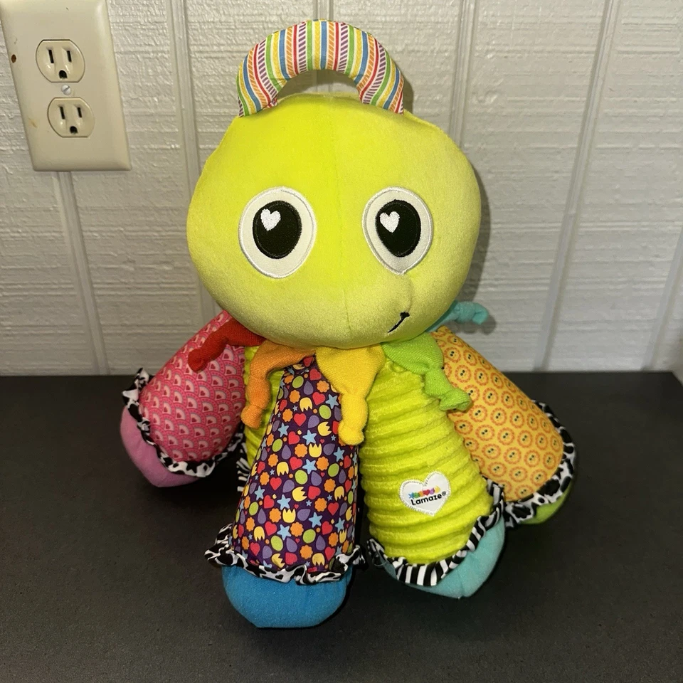 Детская игрушка Lamaze Octotunes 2 сенсорное развитие музыкальный писк зеленый осьминог б/у в отличном состоянии - Изображение 1 из 4