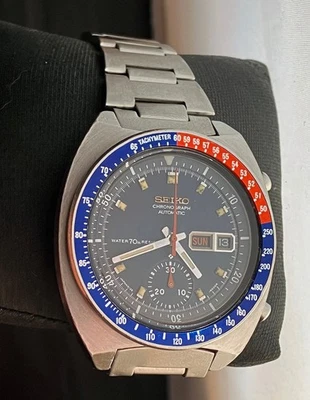 Bonito cronógrafo SEIKO 6139-6002 'WATER 70m RESIST' 1972/1 original funcionando bien Foto 1 de 4
