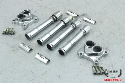 2006 Harley Softail Engine Pushrod + Tappet Roller Lifter Cover Set CHROME #4070 - Image 1 of 4