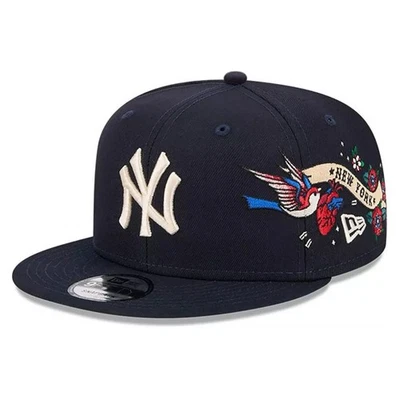 Brand New 9FIFTY Baseball Cap - MLB New York Yankees City Art Navy Snapback Hat - Image 1 of 4