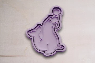 Keksform Zirkus Seerobbe – Keksausstecher PLA für Kindergeburtstag & Backspaß - Bild 1 von 4