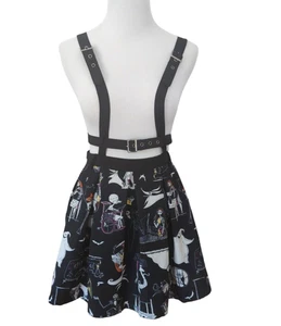 Gonna con bretelle grafica The Nightmare Before Christmas, Disney taglia M, Halloween - Foto 1 di 11
