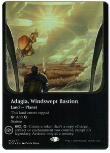 Magic the Gathering - Adagia, Windswept Bastion Borderless Foil - EOE - Mint - Picture 1 of 2