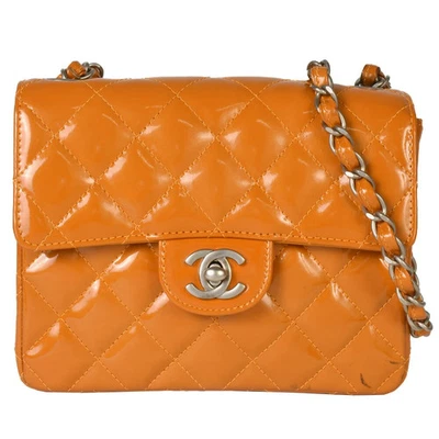 Bolso de hombro Chanel Mini Matelasse Coco cadena solapa única esmalte r0_1126 Foto 1 de 4