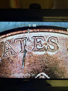 2025 Penny With Zinc Die Break Through The Nice Mint Error - Picture 1 of 4