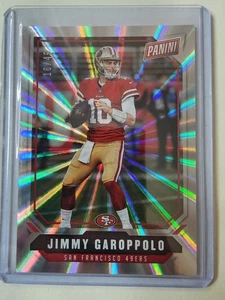 Jimmy Garoppolo 49ers 2018 Panini National Convention RAINBOW SPOKES  #/49  - Picture 1 of 2