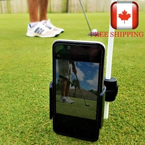Adjustable 360° Golf Swing Record Holder for Phone - Clip & Stand Mount - Photo 1 sur 13