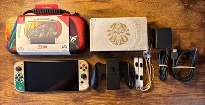 Nintendo Switch OLED Zelda Tears of the Kingdom Console Complete No Box New Case - Image 1 of 4
