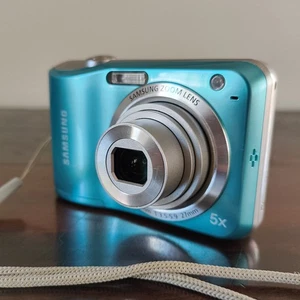 ✩ ₊ Samsung ES Series ES28 12.2MP Digital Camera – Rare Green-Blue Turquoise! - Picture 1 of 8