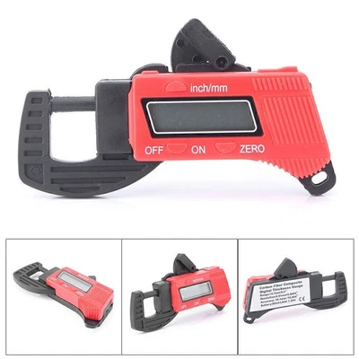 Electronic Digital LCD Thickness Caliper Micrometer Guage 0-12.70mm Carbon Fiber - Image 1 of 4