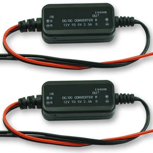 High Performance DC Voltage Reducer 12V to 5V 2 5A for Car Stereos and More - Picture 1 of 12