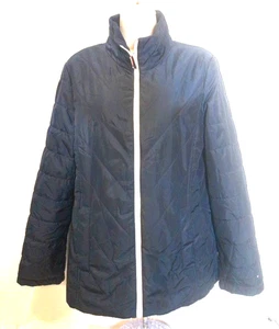 Tommy Hilfiger 3-in-1 All Weather System Jacket Puffer Women's Large Blue - Picture 1 of 7