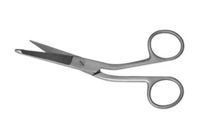 J&J Instruments Forbici bendaggio Alto Livello Serrate 5,5" #23-6000 - Foto 1 di 1