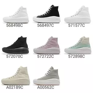Converse Chuck Taylor All Star Move Hi High Women Platform Shoe Sneakers Pick 1 - Foto 1 di 4