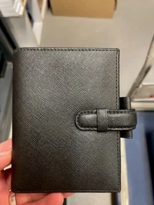 Filofax Pocket PORTOBELLO Black - VINTAGE - Picture 1 of 2