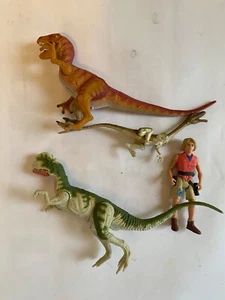 Lot of 4 Jurassic Park Dinosaur Vintage Action Figure Toys Kenner 1993 - Picture 1 of 9