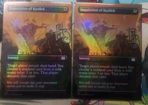 2x SHADOW SIGNED by RK POST - FOIL Inquisition of Kozilek Borderless NM 2X2 MTG - Picture 1 of 1