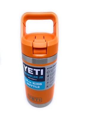 Yeti Rambler Jr 12 OZ Niños Cangrejo Rey Naranja KCO Botella NUEVA Edición Limitada Foto 1 de 2