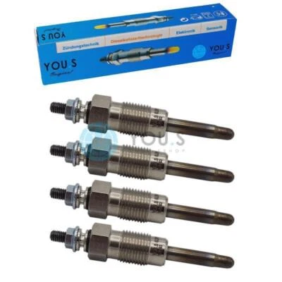 4 Piezas You.S Original Bujías para Opel Rekord E 2.0 2.1 2.2 D - Imagen 1 de 2