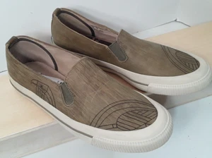 Rare - KEDS Mens Sz 10.5 Leather Slip on sneakers Decker Shoes Triumph 1926 - Picture 1 of 24