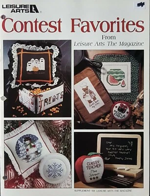 Contest Favorites From Leisure Arts Magazine 20 Counted Cross Stitch Patterns - Image 1 of 3