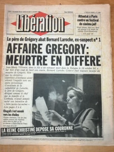 JOURNAL LIBERATION N°1201 30 03 1985 AFFAIRE GREGORY MEURTRE BERNARD LAROCHE - Picture 1 of 2