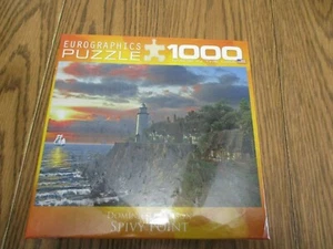 NEW EUROGRAPHICS 1000 PC PUZZLE DOMINIC DAVIDSON SPIVY POINT LIGHTHOUSE - Picture 1 of 8