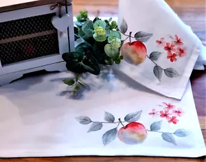 Tischset Servietten 2 Stück Tischdecke reine Baumwolle Esszimmer Esstisch Küche - Bild 1 von 4