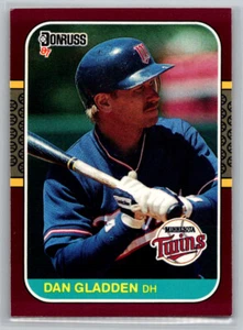 1987 Donruss Opening Day 224 Minnesota Twins Dan Gladden - Picture 1 of 2