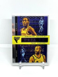 2020-21 Panini Flux Immanuel Quickley and Tony Parker Deja Vu