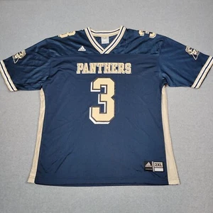 Pittsburgh Panthers Jersey Men 2XL Blue Adidas Sportswear Pitt Football #3 Blank - Picture 1 of 12