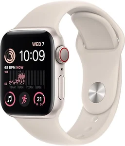 Apple Watch SE (2e gén.) 40/44 mm - GPS + CELLULAIRE - Grade C (état 7/10) !! - Photo 1 sur 3