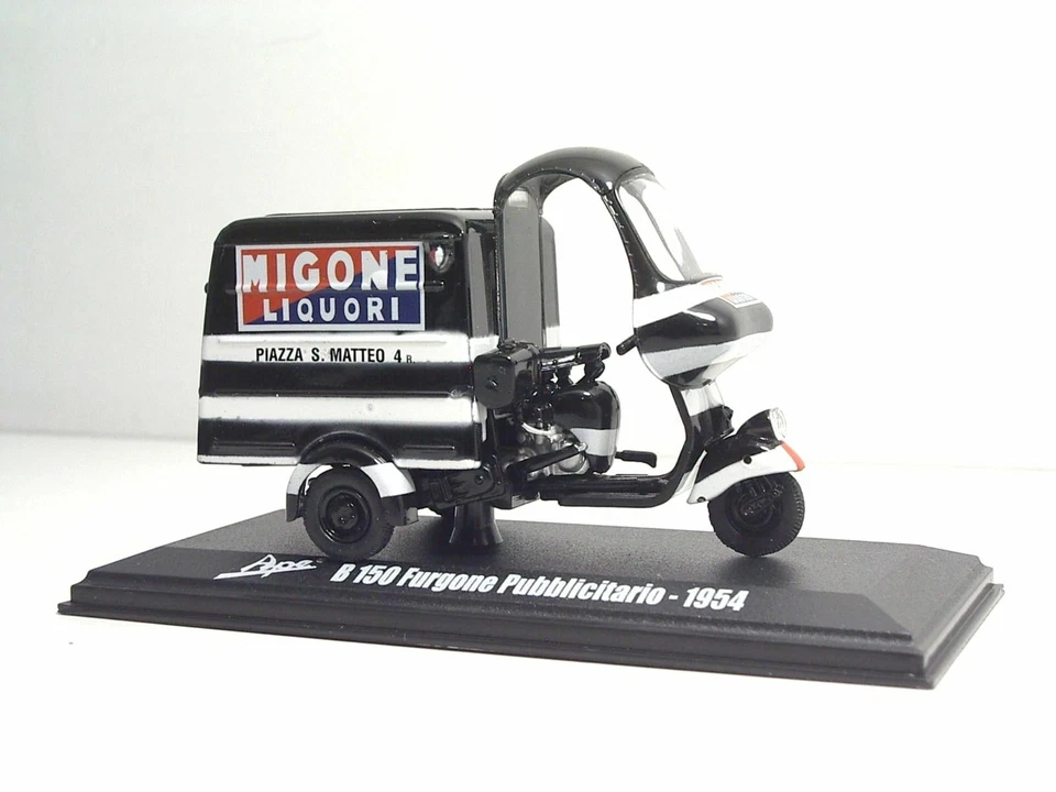 ITALERI 1:32 Ape Piaggio B150 Furgone Pubblicitario Migone Liquori -1954  - Immagine 1 di 1